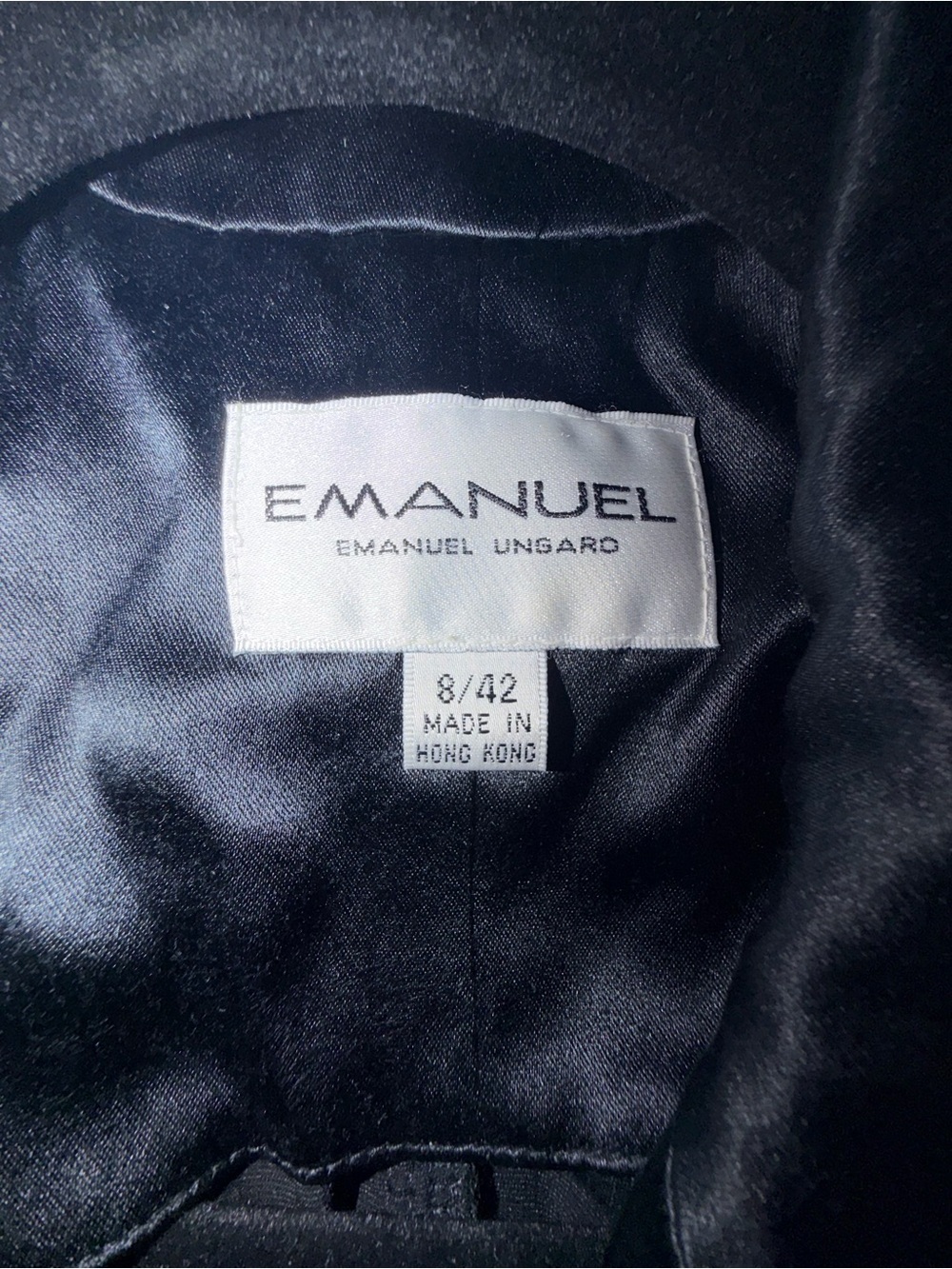 Vintage 90s Emanuel Ungaro Silk Blend Velvet Wrap Vest Waistcoat Gruppo GFT 8 - Picture 7 of 12